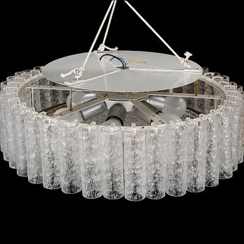 A 1960/70s ceiling lamp by Doria Lichtenwerken. Height approx 20 cm.