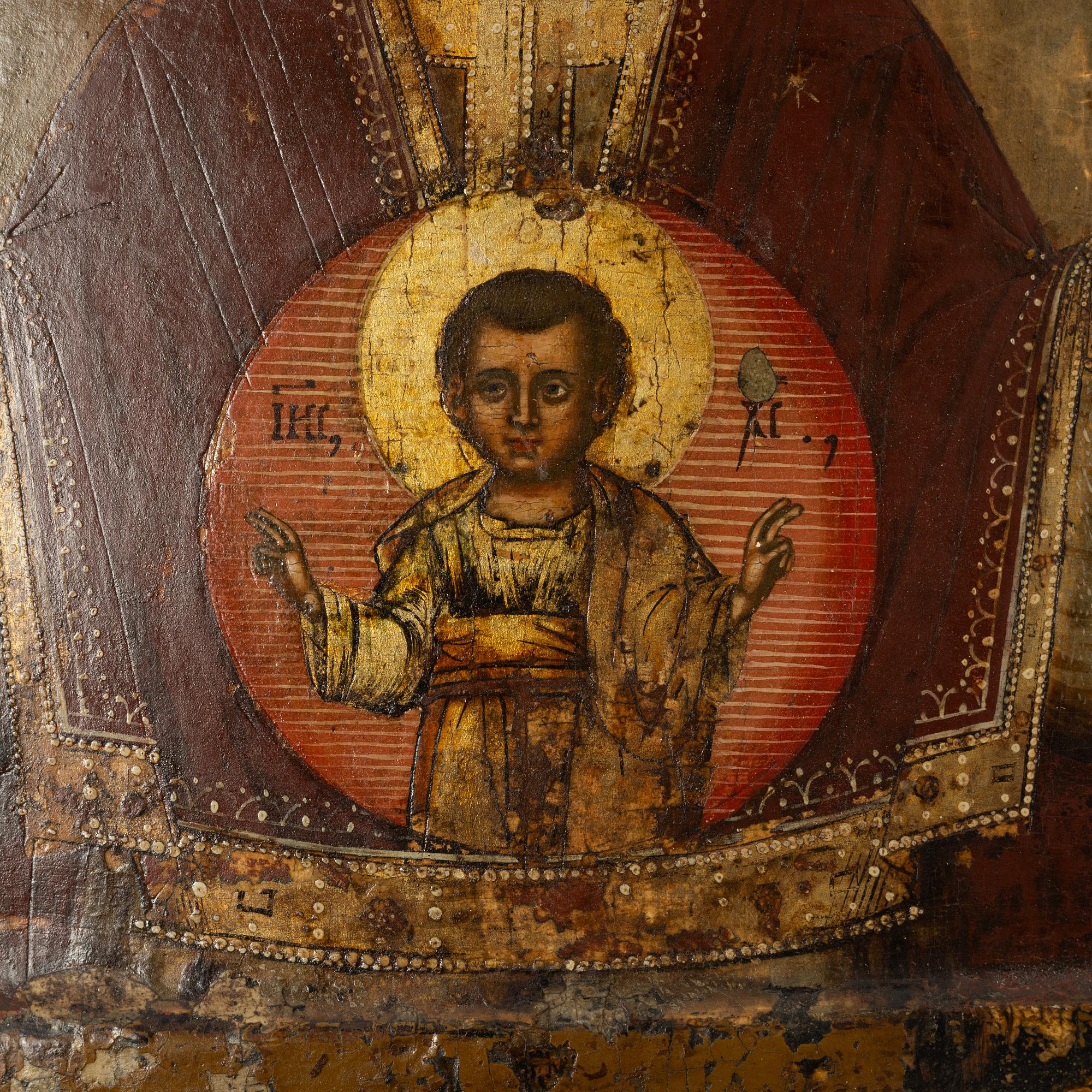 Icon, Russia, 19th century, Mother of God of the Sign.