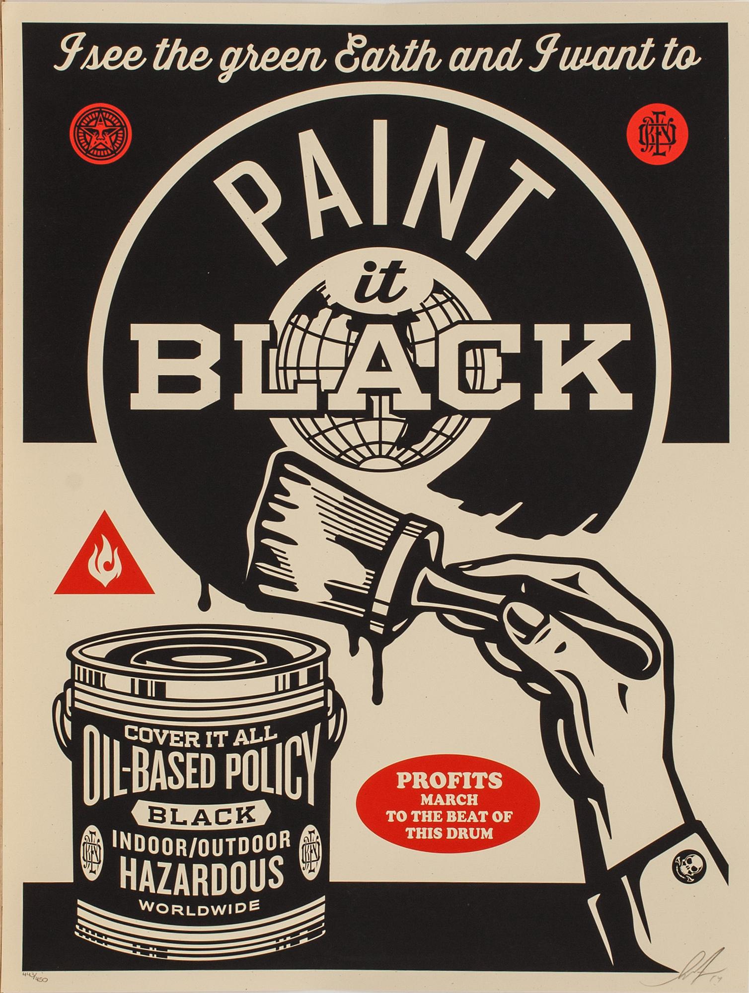 SHEPARD "OBEY" FAIREY, litografi, signerad, numrerad och daterad 443/450, -14.