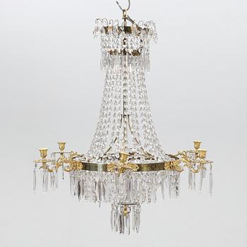 Late Empire chandelier, late 19th century.