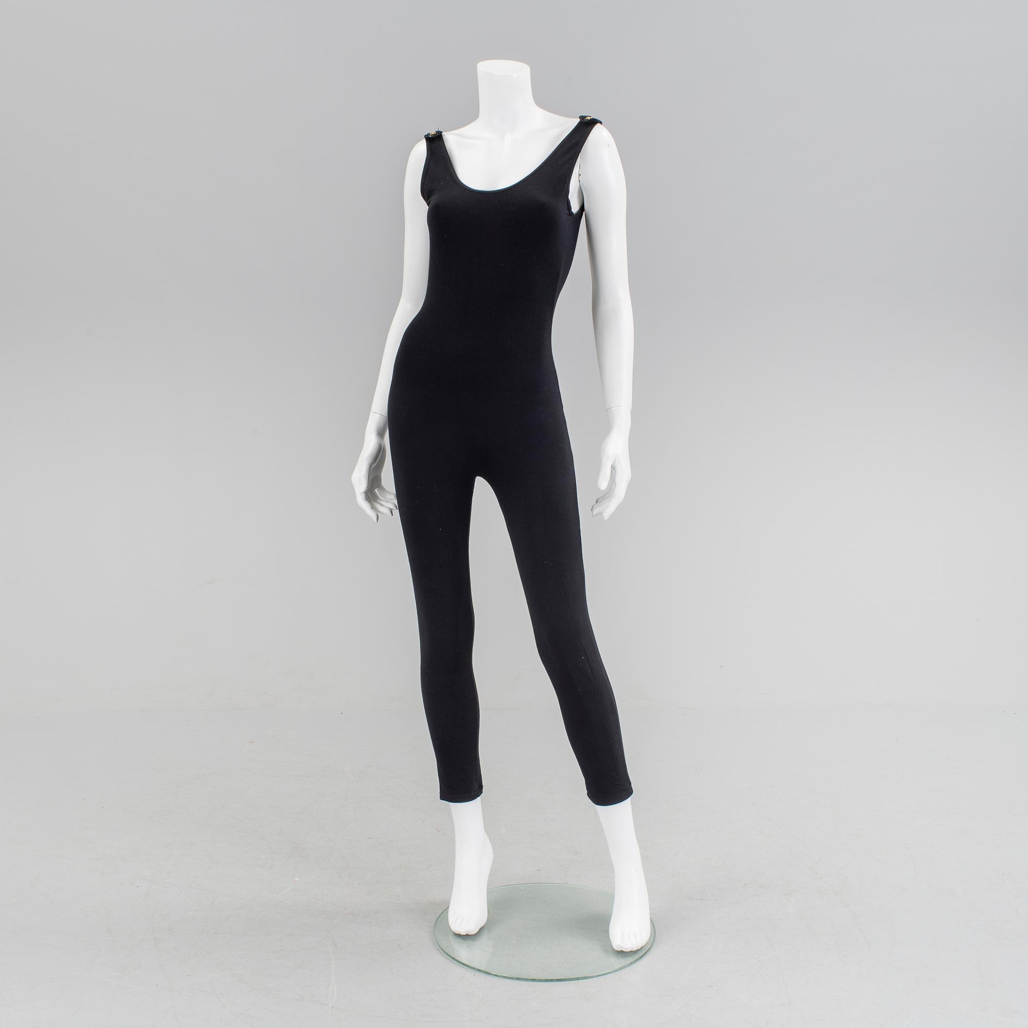 Black and white chanel jumpsuit online