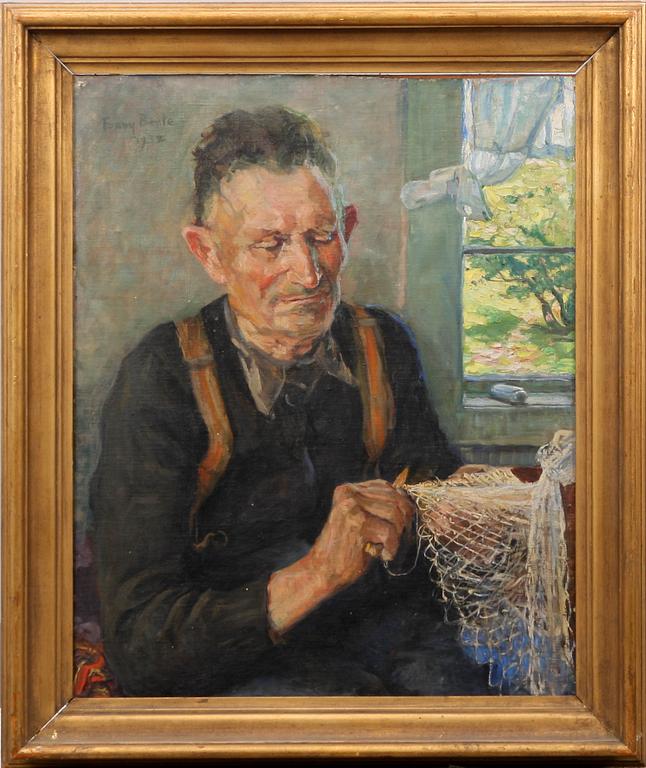 FANNY BRATE, olja på duk, sign 1932.