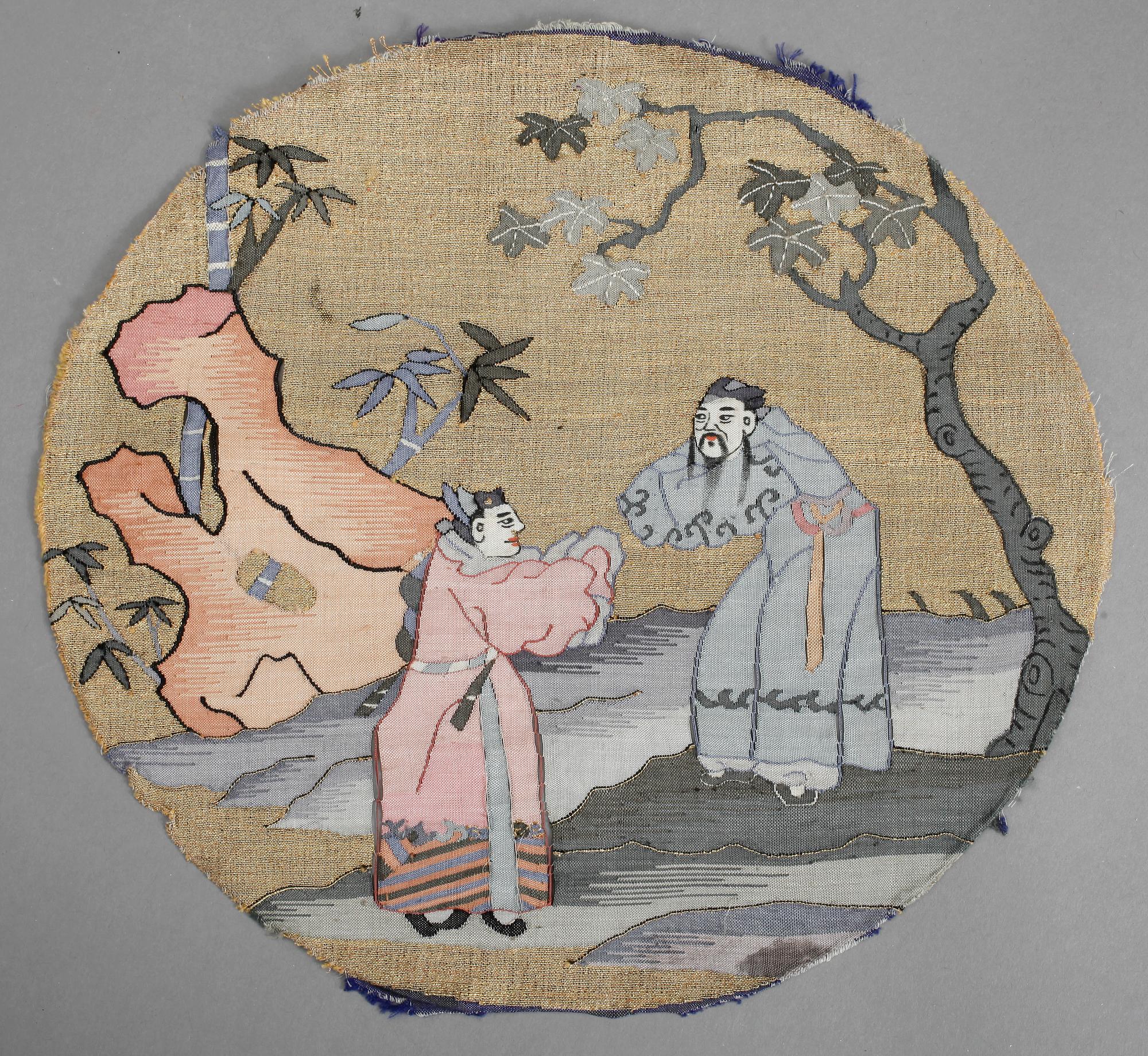 DUKAR, 4 st, siden, Kina, tidigt 1900-tal.