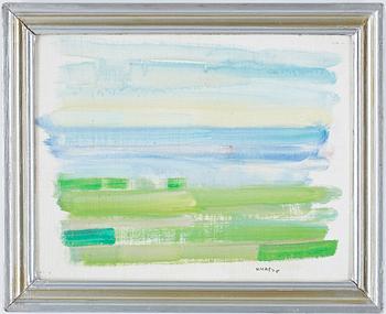 NILS-FOLKE KNAFVE, olja på uppklistrad duk. Sign.