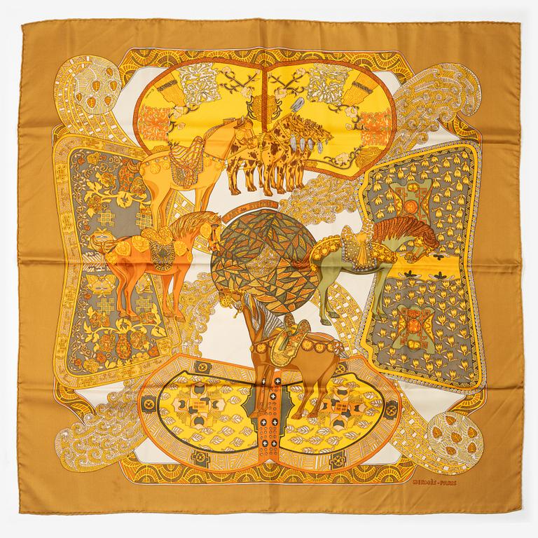 Hermès, scarf, "Art des Steppes".