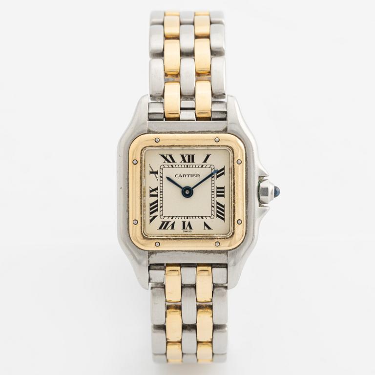 Cartier, Panthère, armbandsur, 21,5 x 21,5 (30) mm.