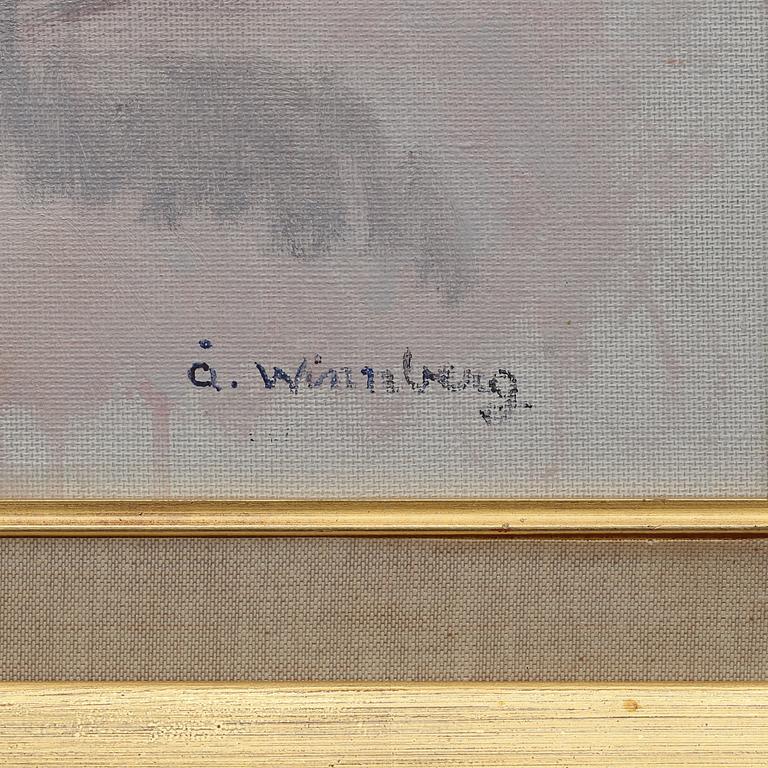 ÅKE WINNBERG, olja på duk, signerad.