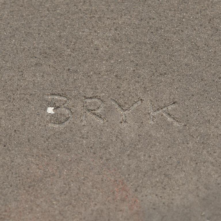 Rut Bryk, a stoneware bowl, signed BRYK.