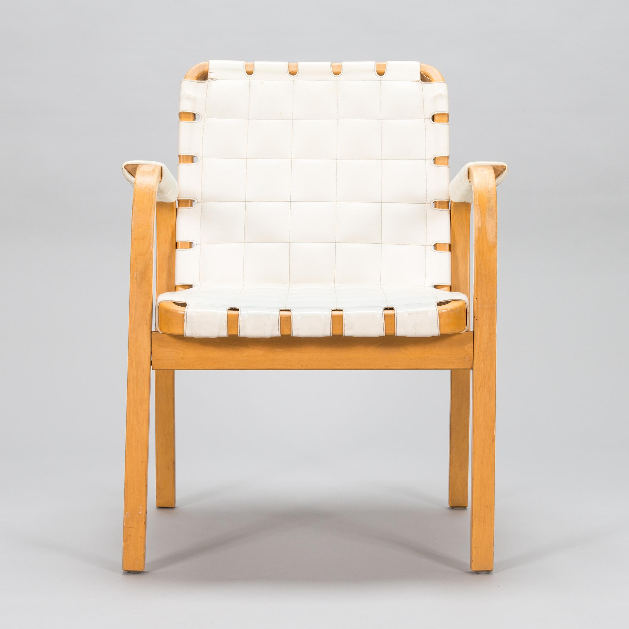 Alvar Aalto, a late 20th century '45 armchairs for Artek.
