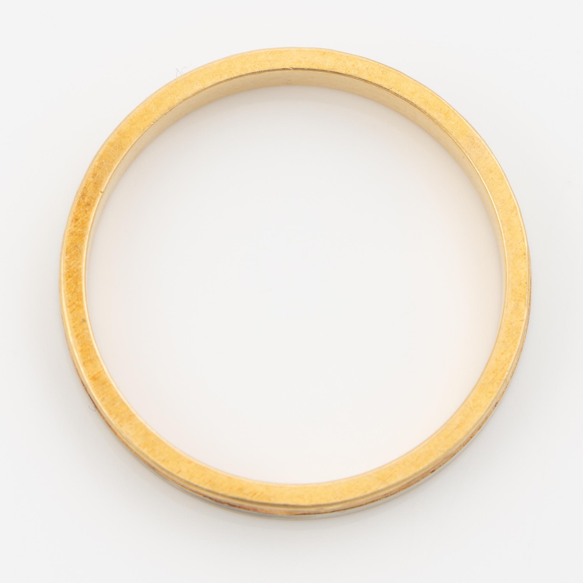Lapponia, ring 18K guld och vitguld, Finland 1979.