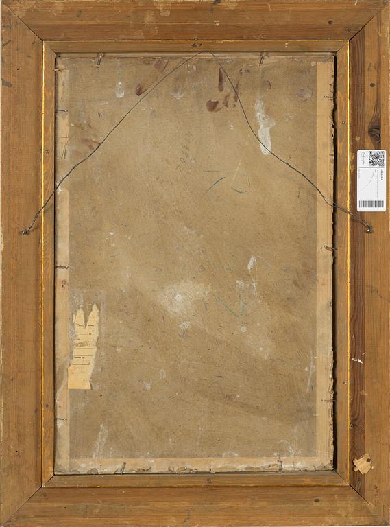 Imre Knopp, tillskriven, olja på papp-pannå, signerad.