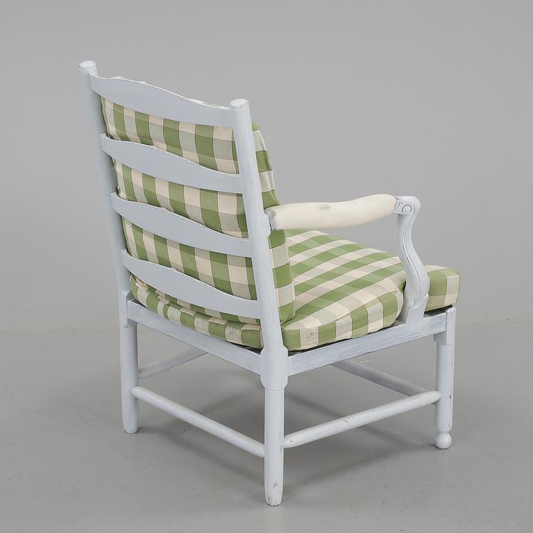 FÅTÖLJ, sk Gripsholmsfåtölj, modern tillverkning.