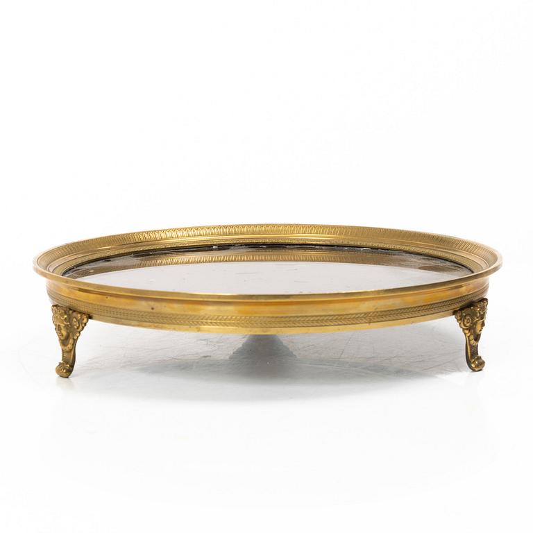 An Empire style table plateau, second half of the 19th century.