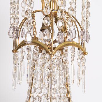 A Gustavian style chandelier, first half of the 20th Century.