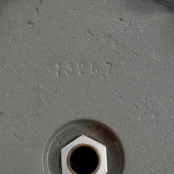 Harald Notini, golvlampa, modell "15597", Arvid Böhlmarks Lampfabrik, Stockholm, 1950-tal.