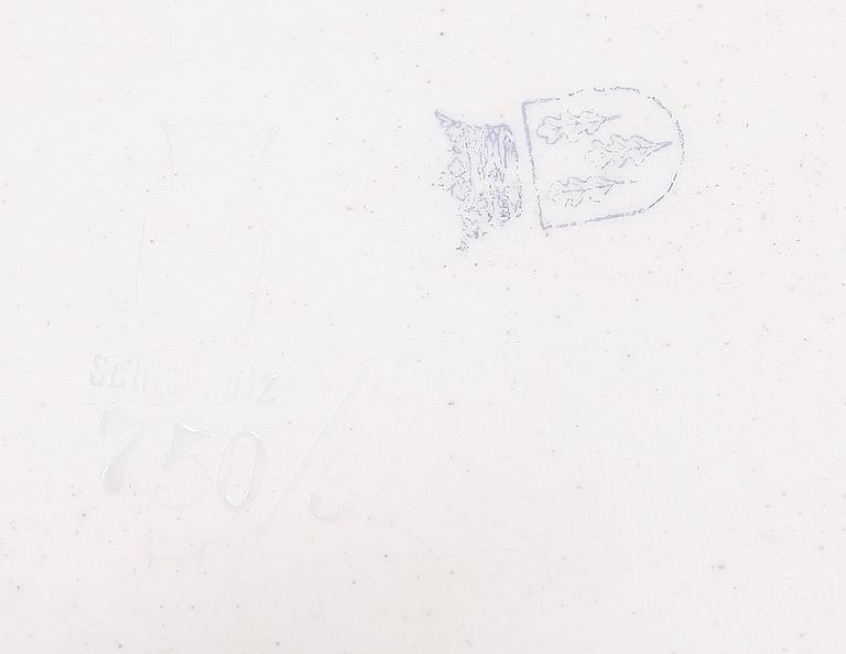 SKÅL, porslin, rokokostil, Schierholz, 1900-talets första hälft.