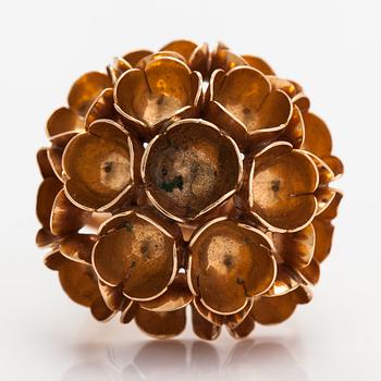 Ring "Kevät", 14K guld. Westerback, Helsingfors 1971.