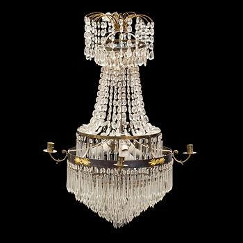 An early 20th century chandelier.