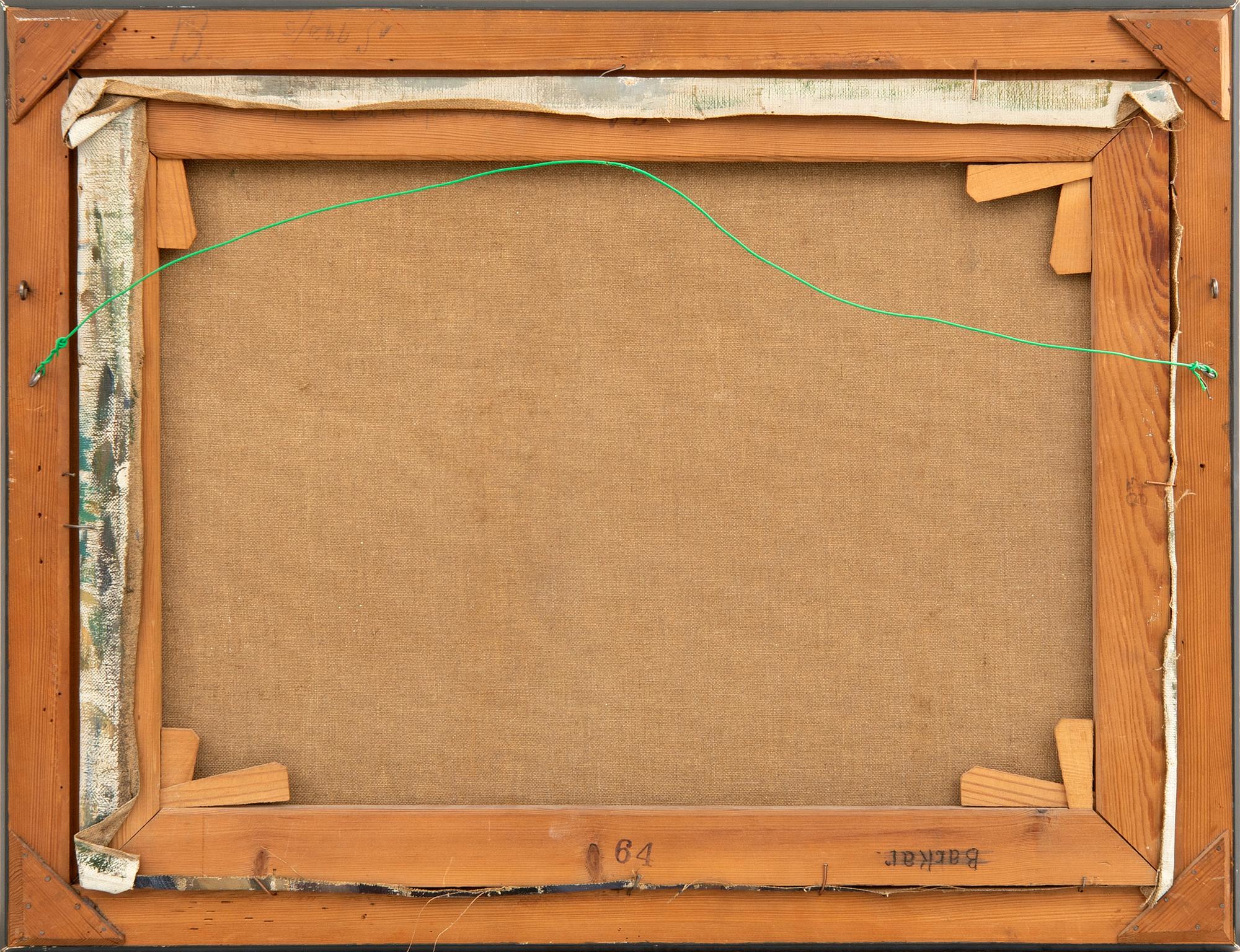 Richard Björklund, olja på duk signerad.