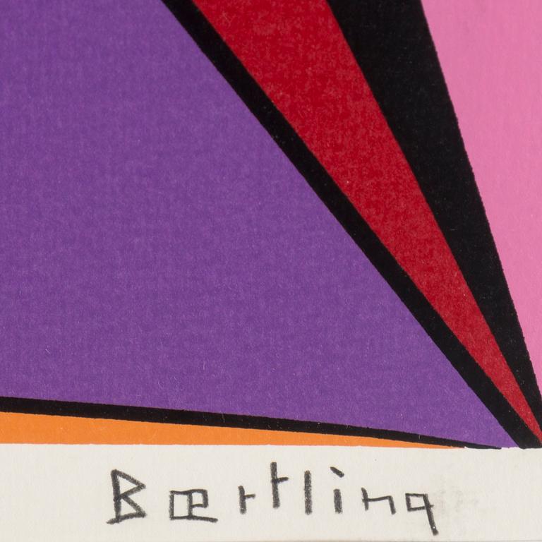 OLLE BAERTLING, silkscreen, signed 52/100.