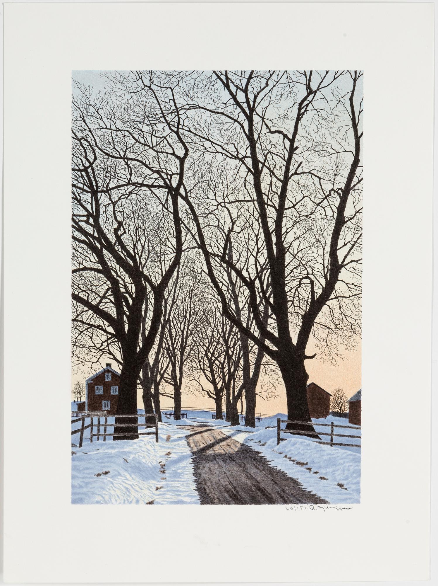 REINHOLD LJUNGGREN, a folder with 6 lithographs, signed and numbered 60/150.
