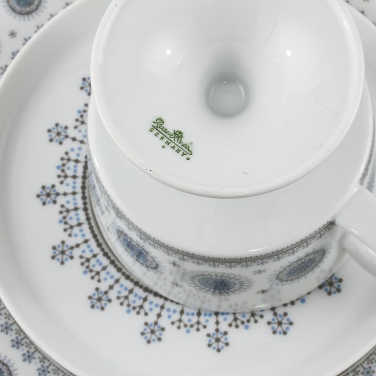 SERVISDELAR, 27 delar, porslin, Rosenthal, 1900-talets andra hälft.