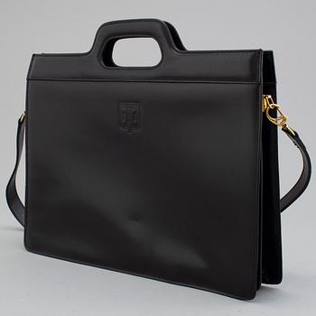 CÉLINE leather briefcase.