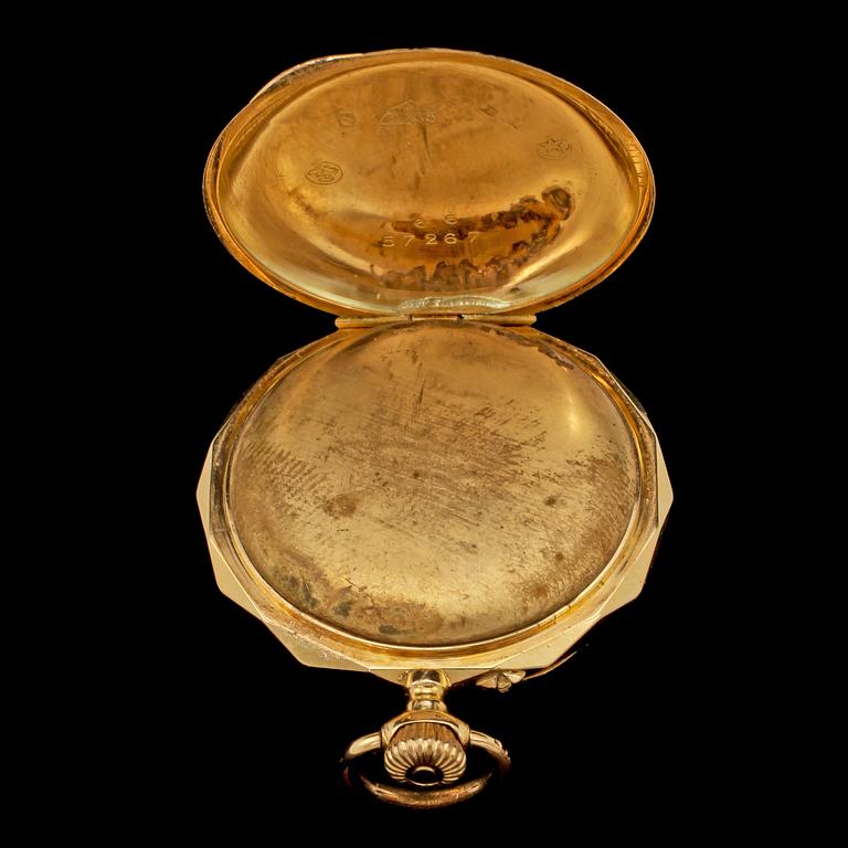 FICKUR, 18k guld, 1900-tal, vikt 30 g.