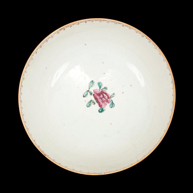 SKÅL, porslin, Kina 1700-tal.