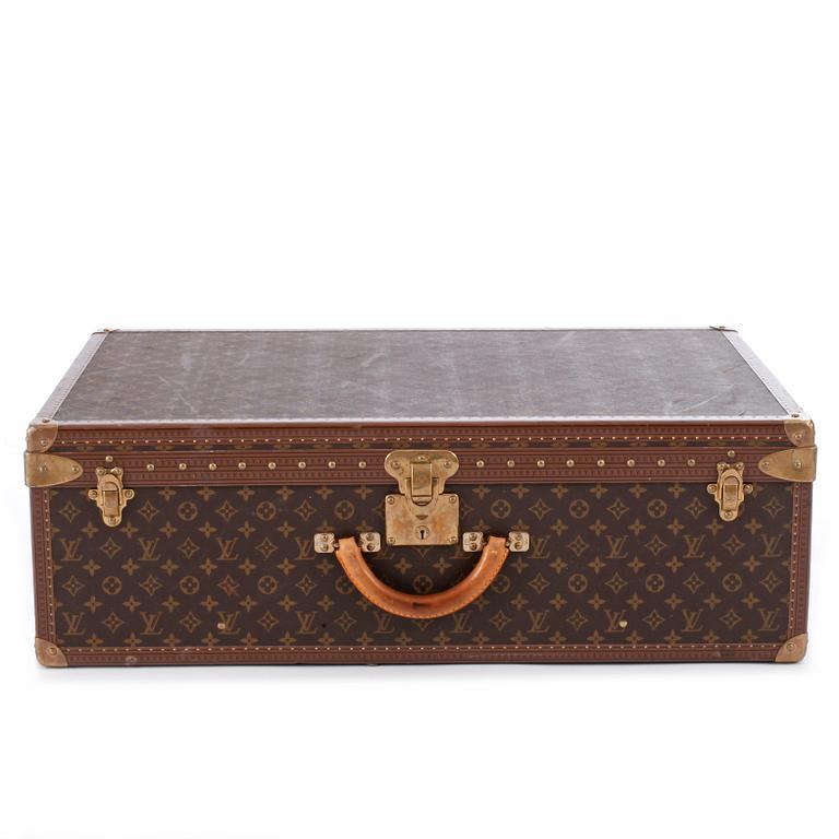 LOUIS VUITTON, a monogram canvas suitcase, "Alzer 80".