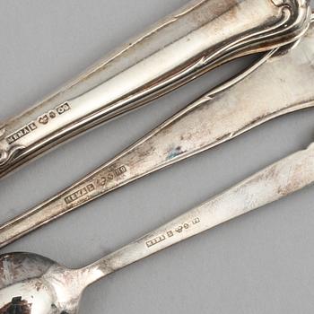BESTICK, 18 st, silver, Mema, Lidköping, 1900-talets tredje kvartal, vikt 128 gram.
