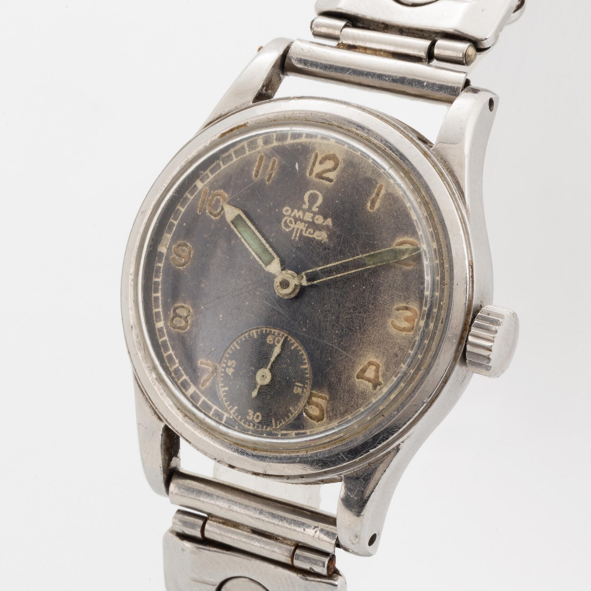 Omega, Officer, wristwatch, 30,5 mm.