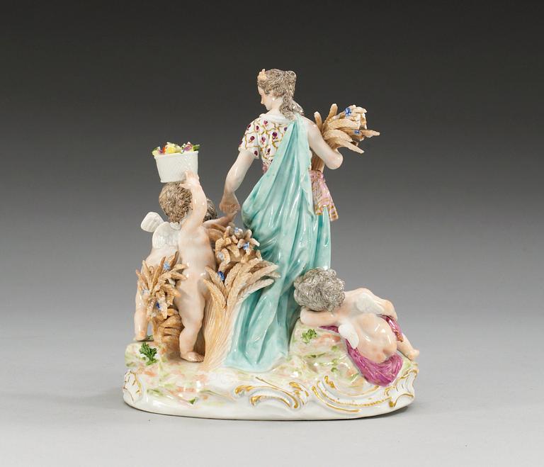 FIGURIN, porslin. 1700-tal.