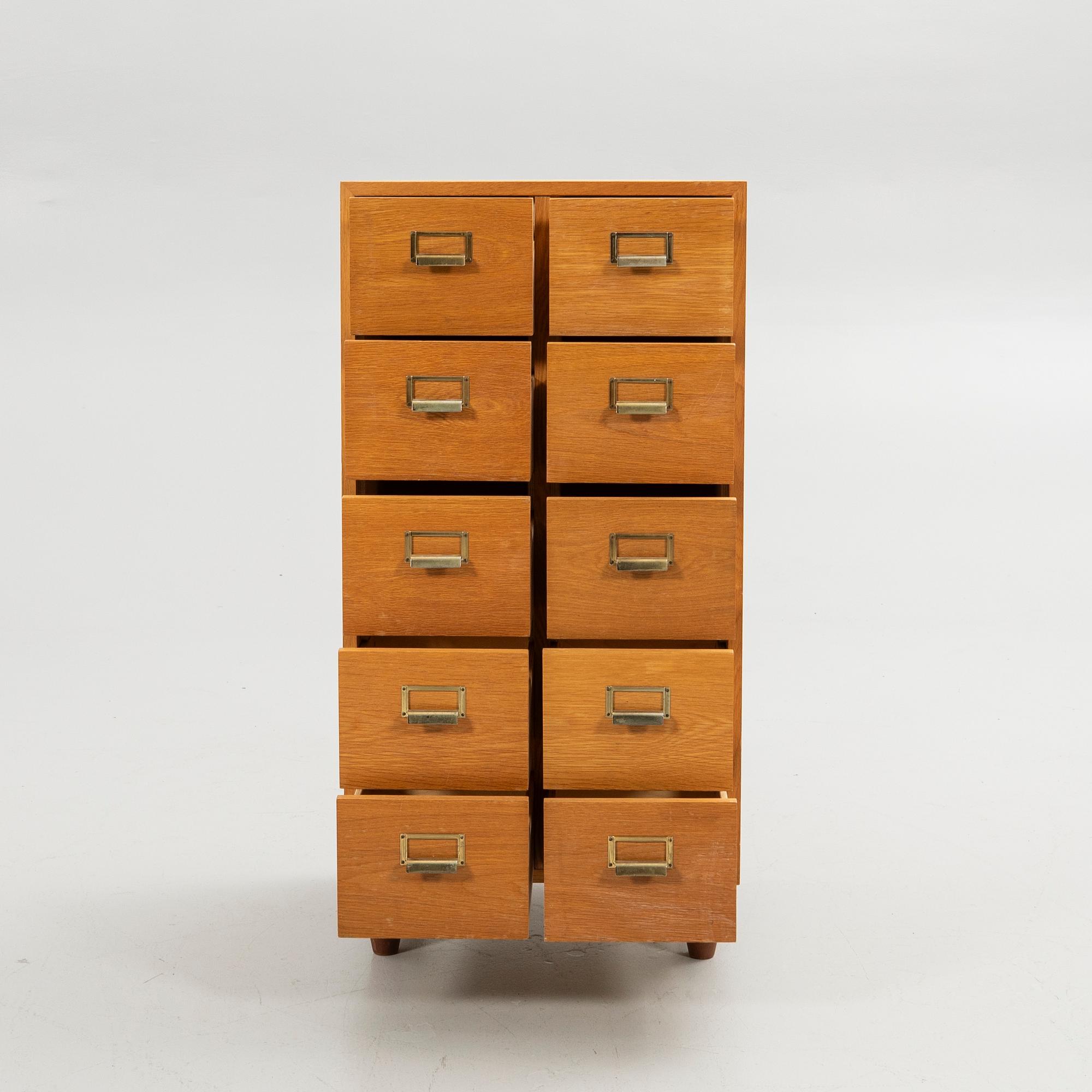 Archive cabinet, 20th century.