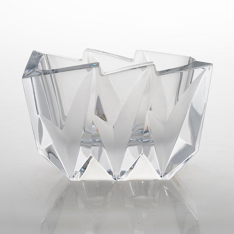 ERKKITAPIO SIIROINEN, a 'Hakas-malja' art glass signed Erkki Siiroinen Riihimäen Lasi Oy.