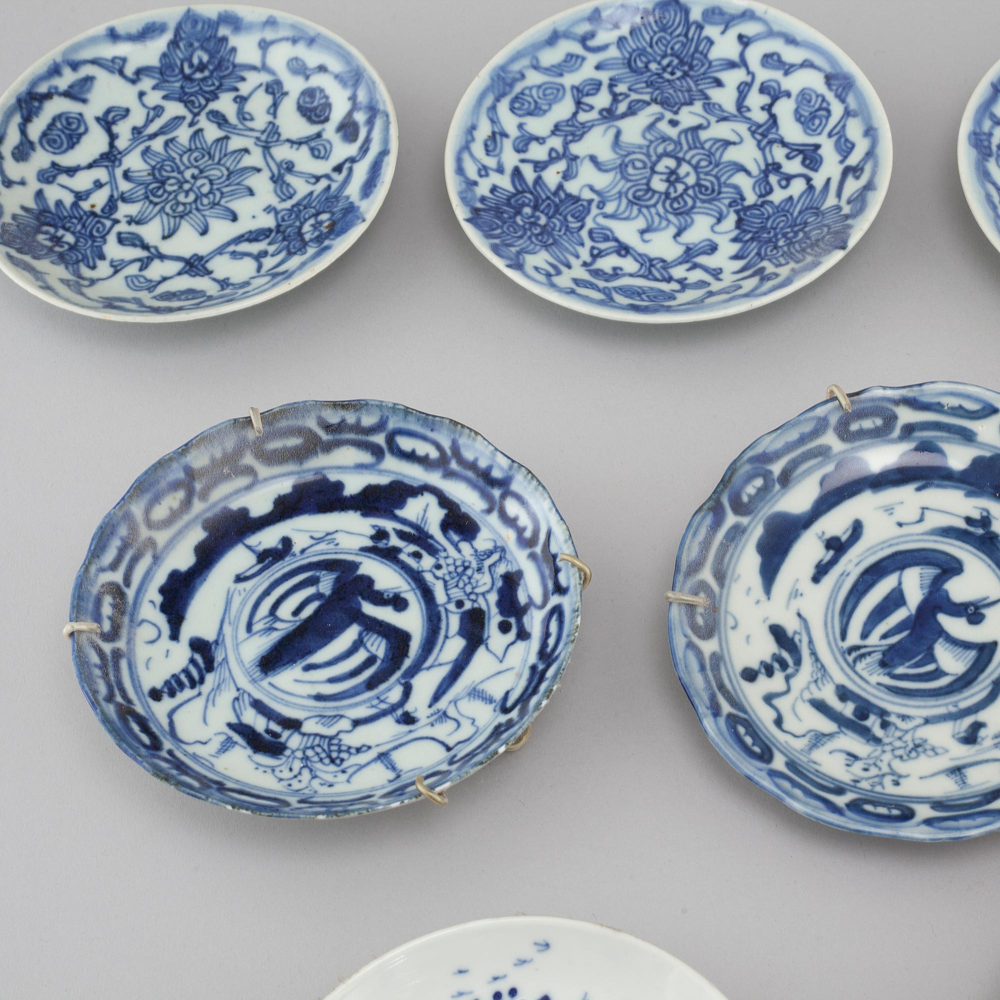 ASSIETTER, 12 st, porslin, Kina, 1900-tal.