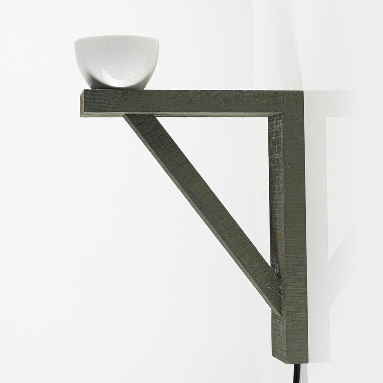 Jonas Bohlin, an "espresso" wall lamp, late 20th century.