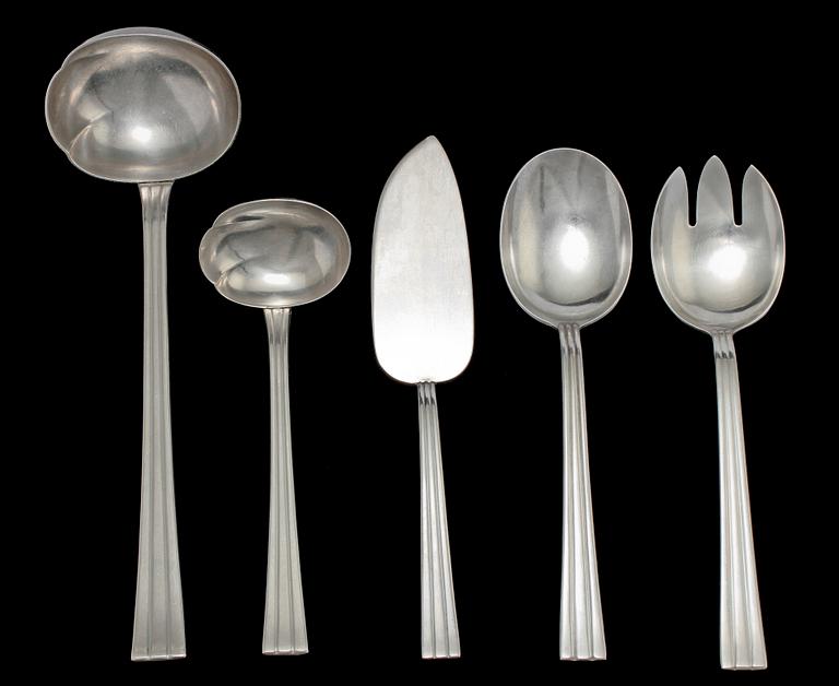 BESTICKSERVISDELAR, 165 st, rostfritt stål, "Thebe", Folke Arström, Gense, 1950/60-tal.