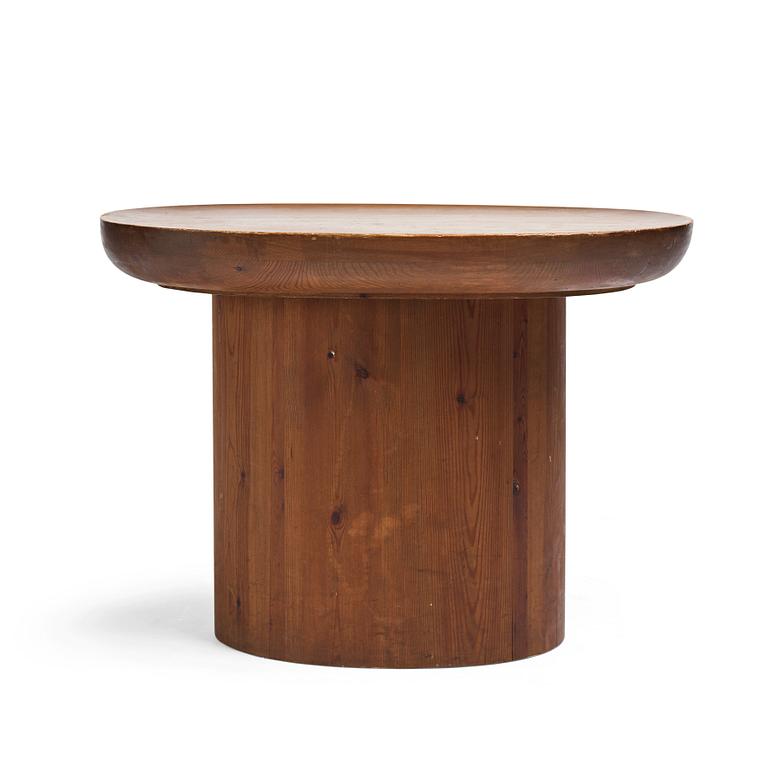 Axel Einar Hjorth, a stained pine 'Utö' table, Nordiska Kompaniet, Sweden 1930s.