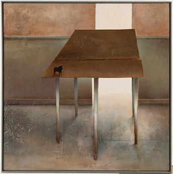 Göran Rydén, oil on panel, verso signed and dated -90/93.