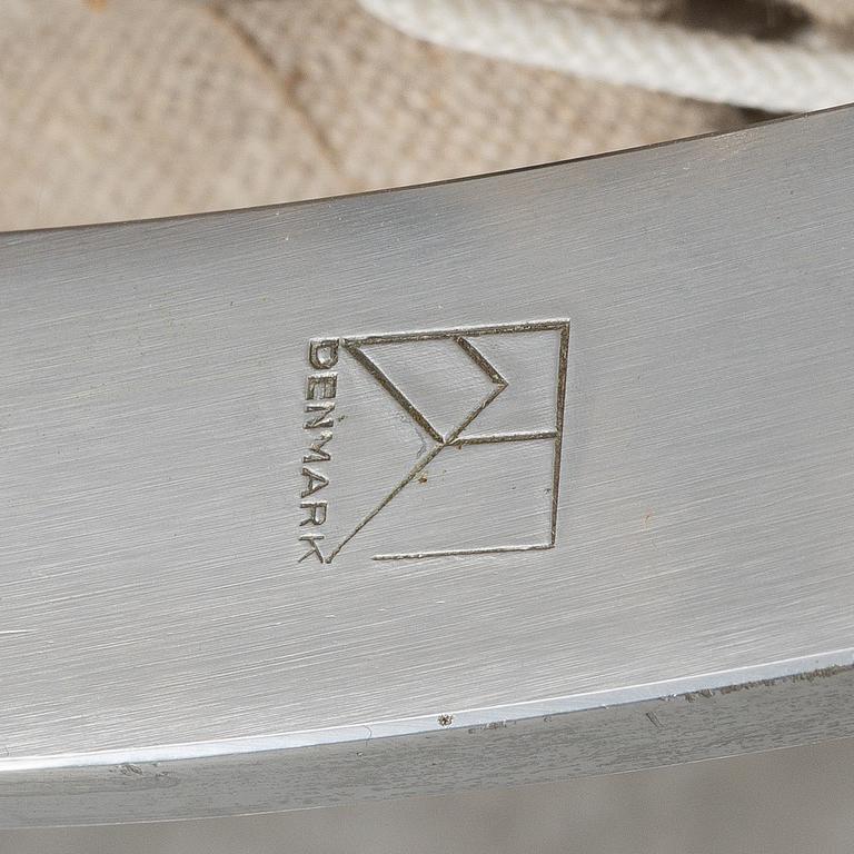 Poul Kjaerholm, "PK 22", fåtöljer, ett par, edition E Kold Christensen, Danmark.