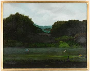 JOSÉ GAMARRA, oil on canvas, signed.