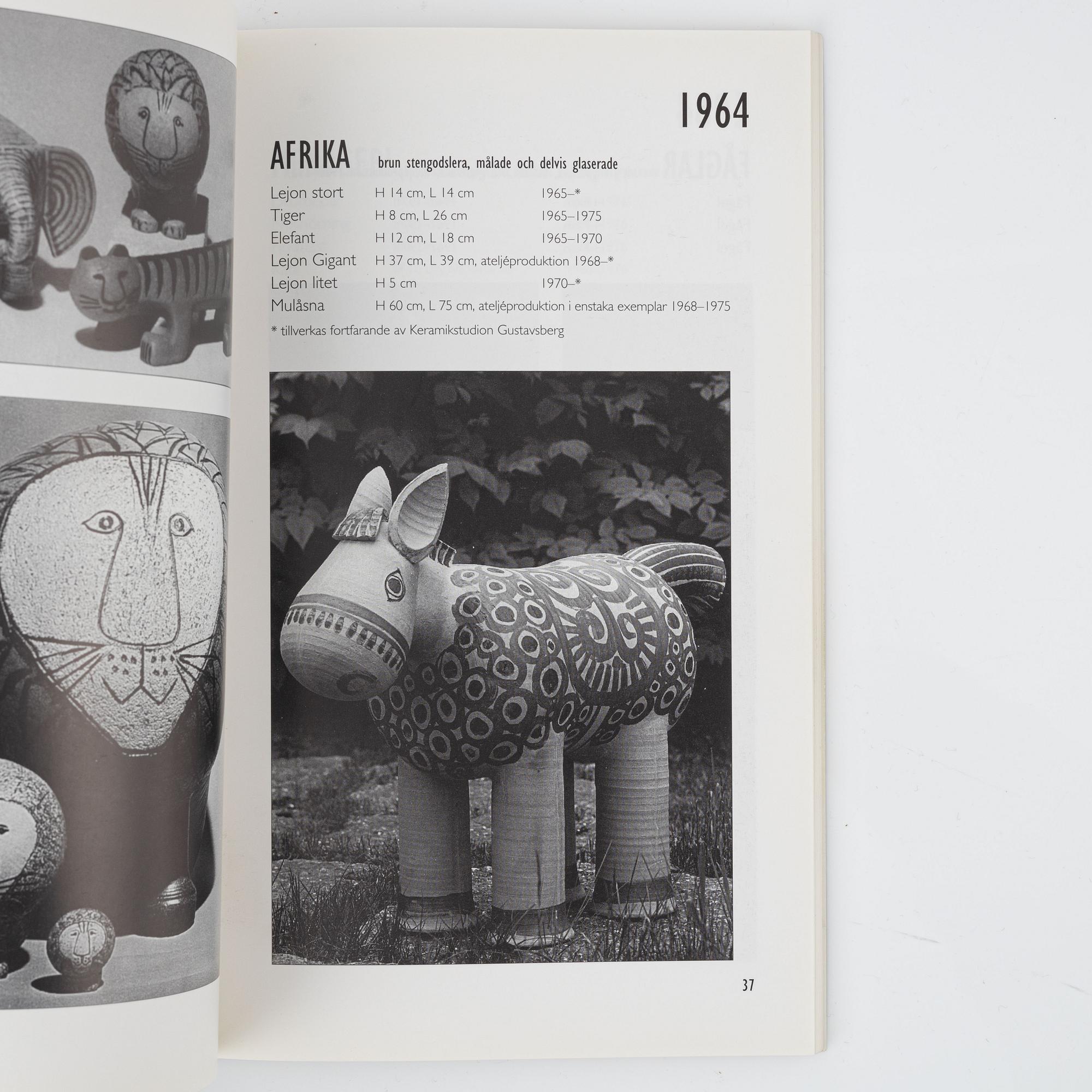 Böcker om svensk keramik. 19 st..