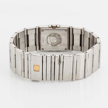 Omega, Constellation, Quadra, wristwatch, 19 x 24 mm.