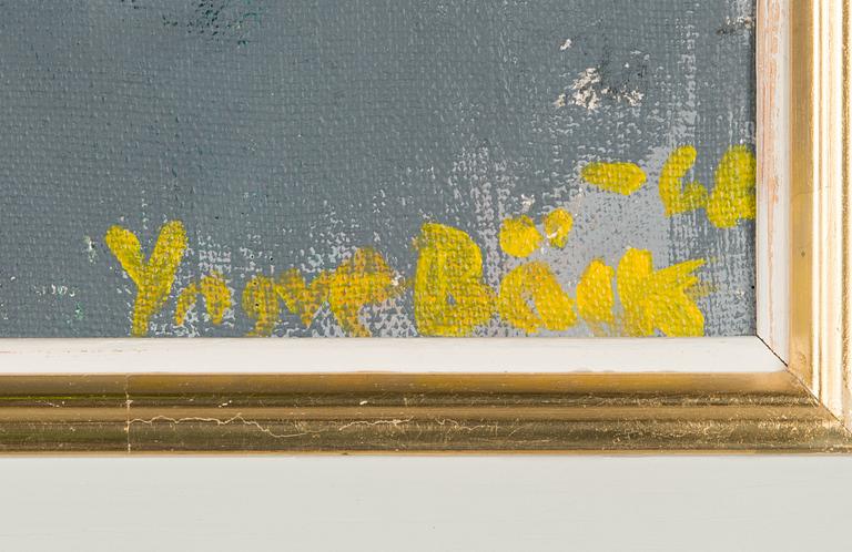 Yngve Bäck, oil on canvas, signed.