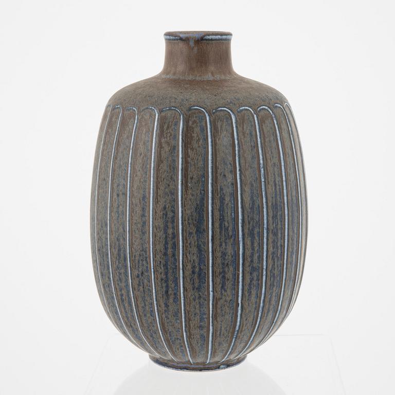 A stoneware vase, Saxbo, Denmark.