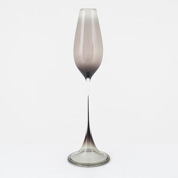 Nils Landberg, tulip glass, Orrefors 1957.