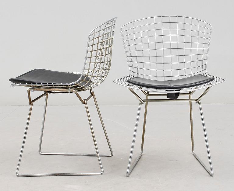 STOLAR, ett par, "Sidechair", Harry Bertoia, 1960-tal.