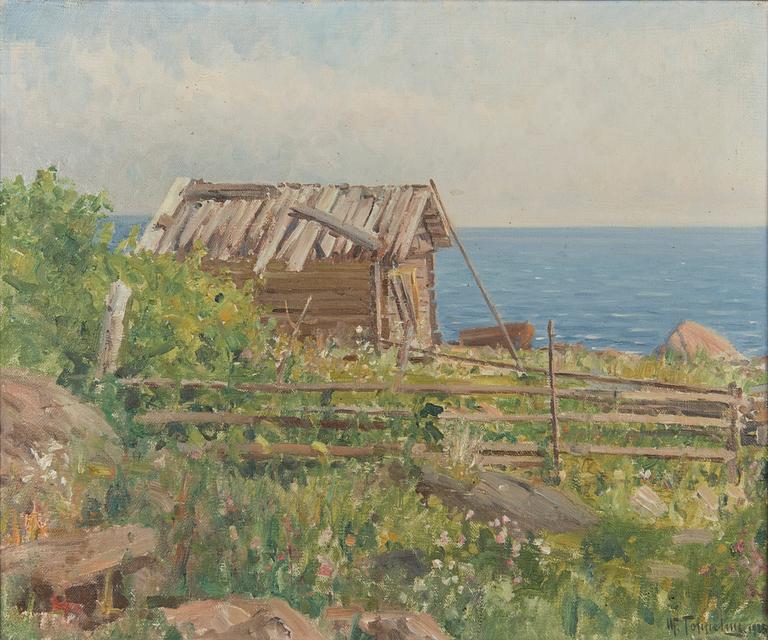Woldemar Toppelius, Cottage by the Shore.