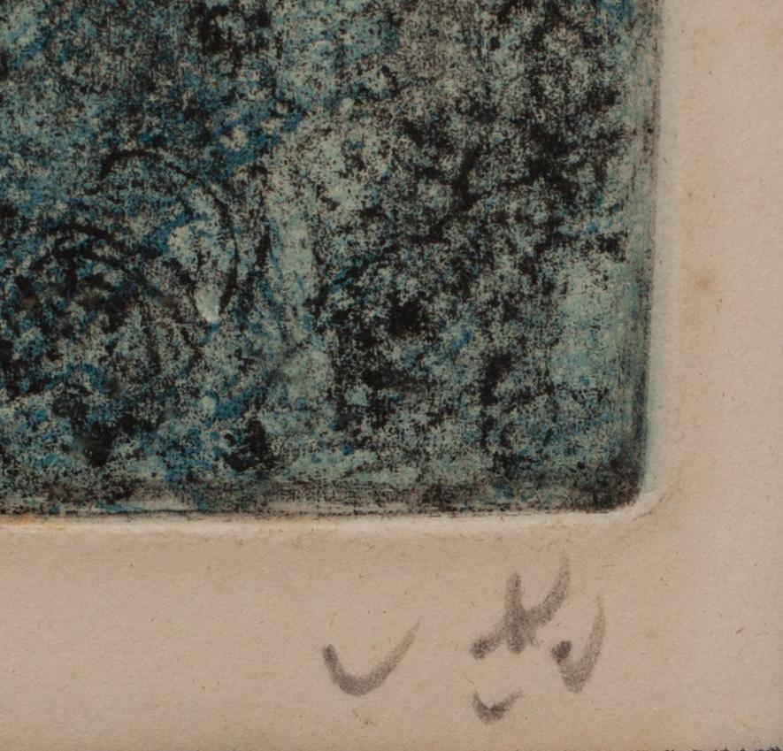 ROBERTO MATTA, färgetsning, signerad och numrerad 94/100.